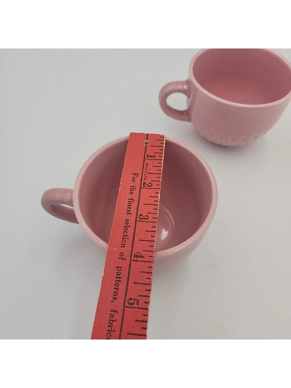 Set Of 2 IKEA Strimmig PINK 12 oz. Coffee Mug Tea Cup, 12011, 19-2